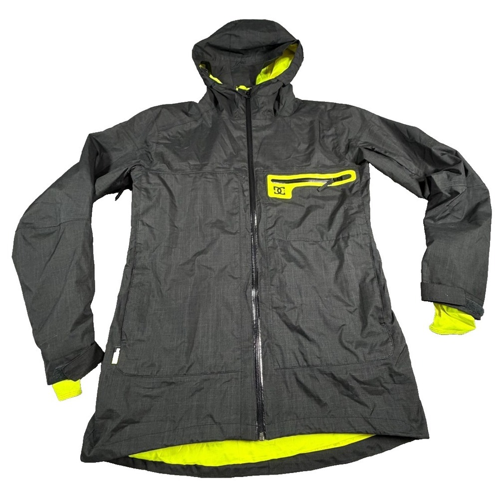 DC Axis 15 Snow Jacket Mens S 15K Waterproof EXOTEX Ski Snowboard Black Jacket